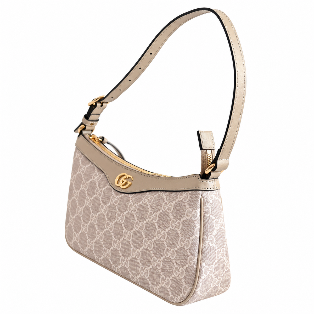 Gucci Ophidia GG Supreme Small Handbag White