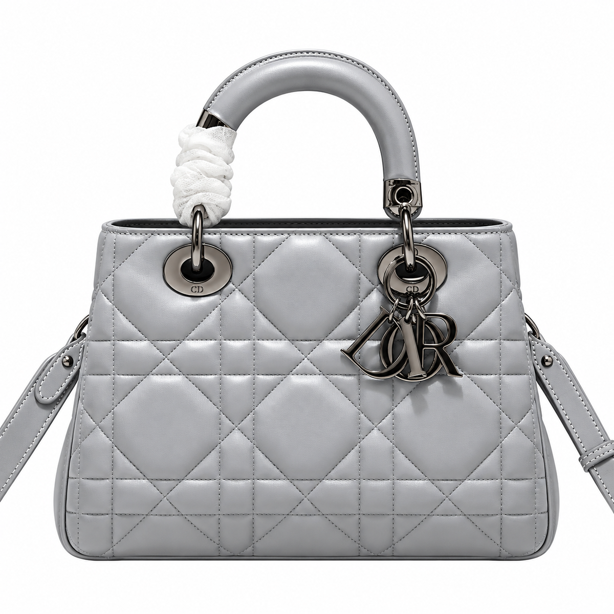 Dior Cannage Quilted Work Tote Bag 24cm