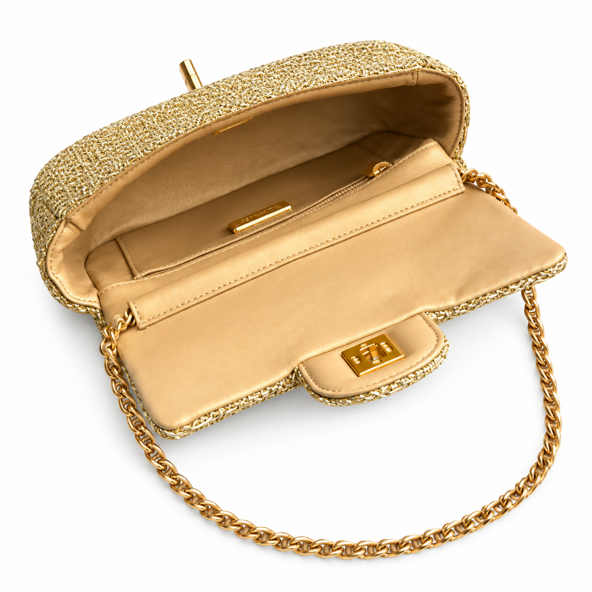 Chanel Classic Small Flap Crossbody Bag 12.5×20.6×6cm | Quilted Leather Gold Chain Luxury Bag