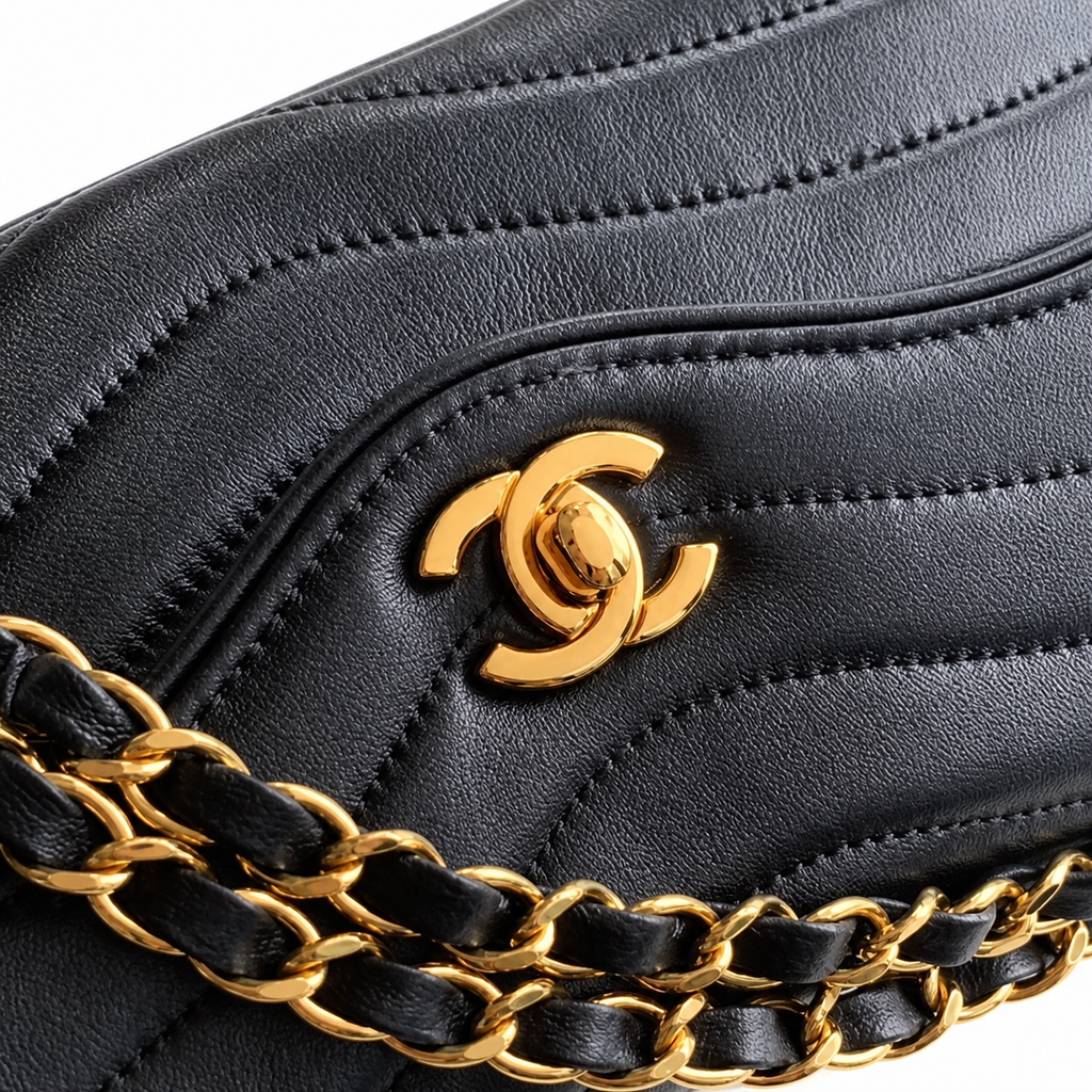 Chanel Long Flap Clutch Crossbody Bag 11×27×6cm