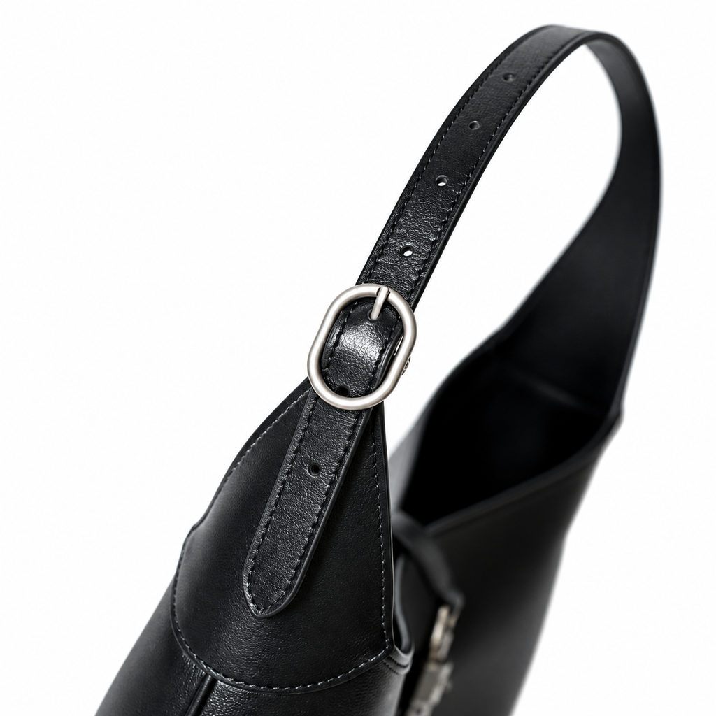 Gucci Jackie 1961 Large Hobo in Black Polished Leather with Silver Hardware