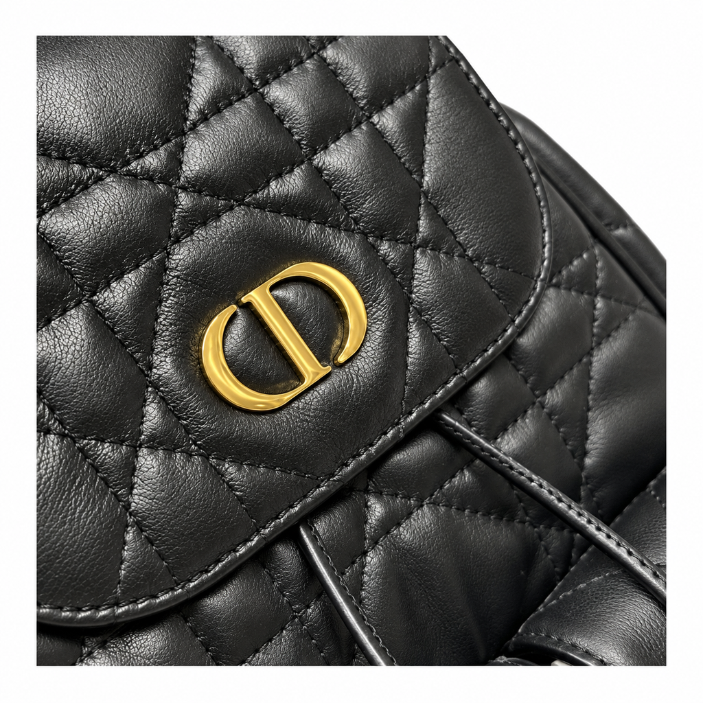 Dior Cannage Quilted Leather Backpack 23cm