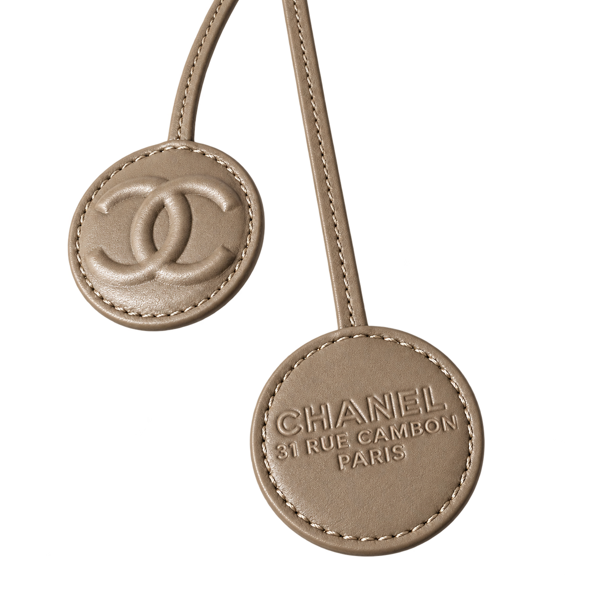 Chanel Greige Suede Quilted Square Shoulder Bag | Braided Leather & Gold Ring Charm | Adjustable Strap | 27.5×21×10cm