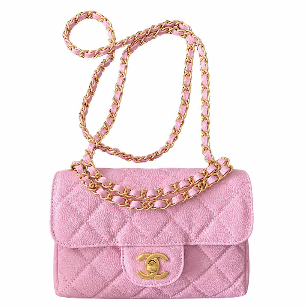 Chanel Mini Top Handle Flap Bag | 19×12.5×7cm