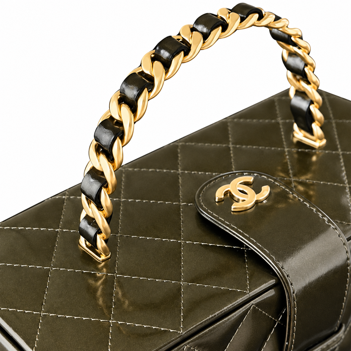 Chanel Classic Evening Bag – 20×8.5×6cm | Quilted Leather Handbag