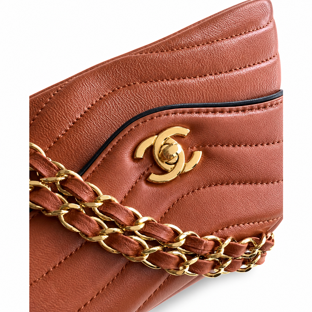 Chanel Chain Clutch Crossbody Bag 11×27×6cm