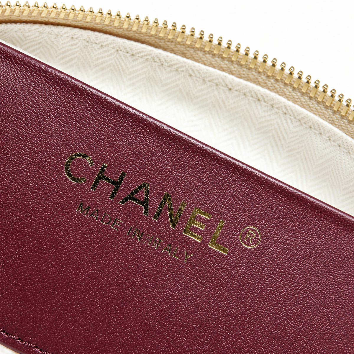 Chanel 31 Rue Cambon Mini Shopping Bag | Cream Calfskin Gold Zip Dual Handle & Strap | 20cm