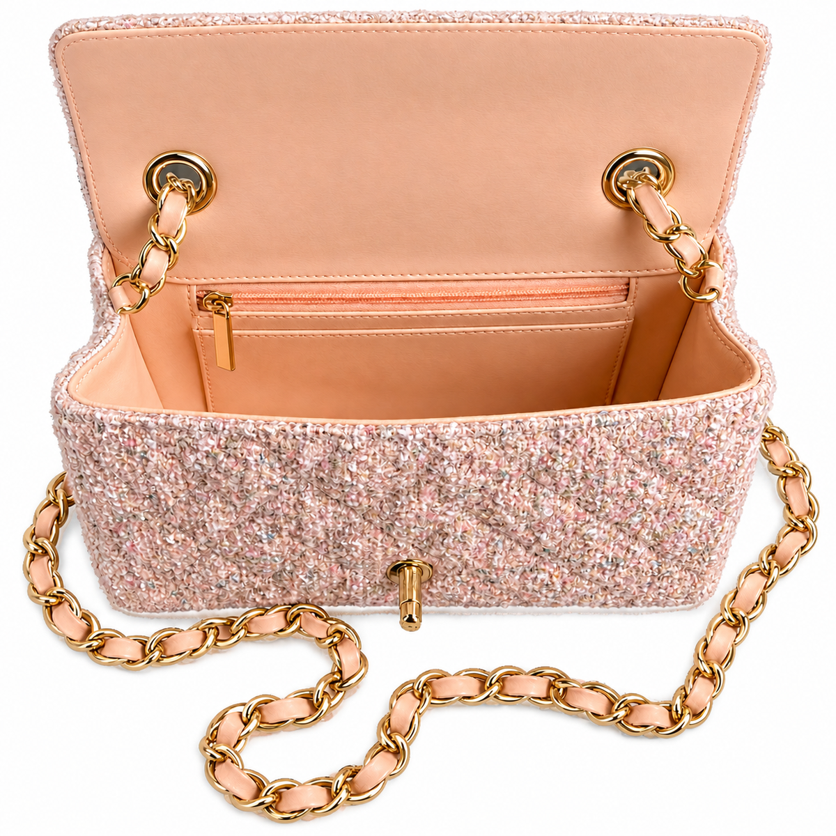 Chanel Round Clutch Crossbody Bag 20cm