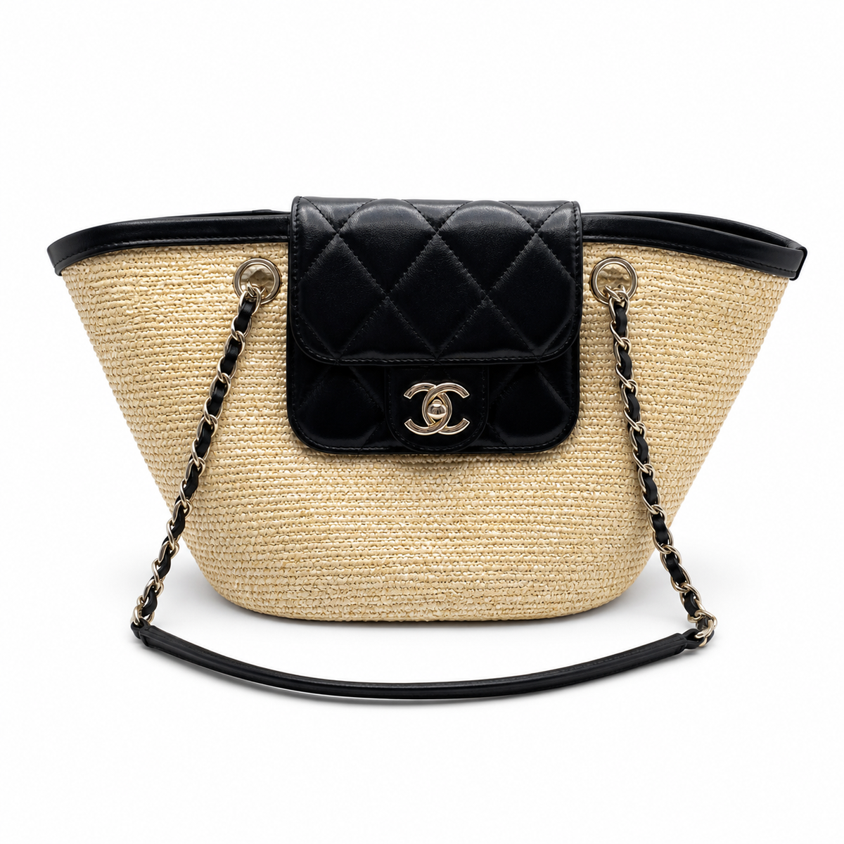 Chanel Deauville Style Tote Bag 18×41×13cm