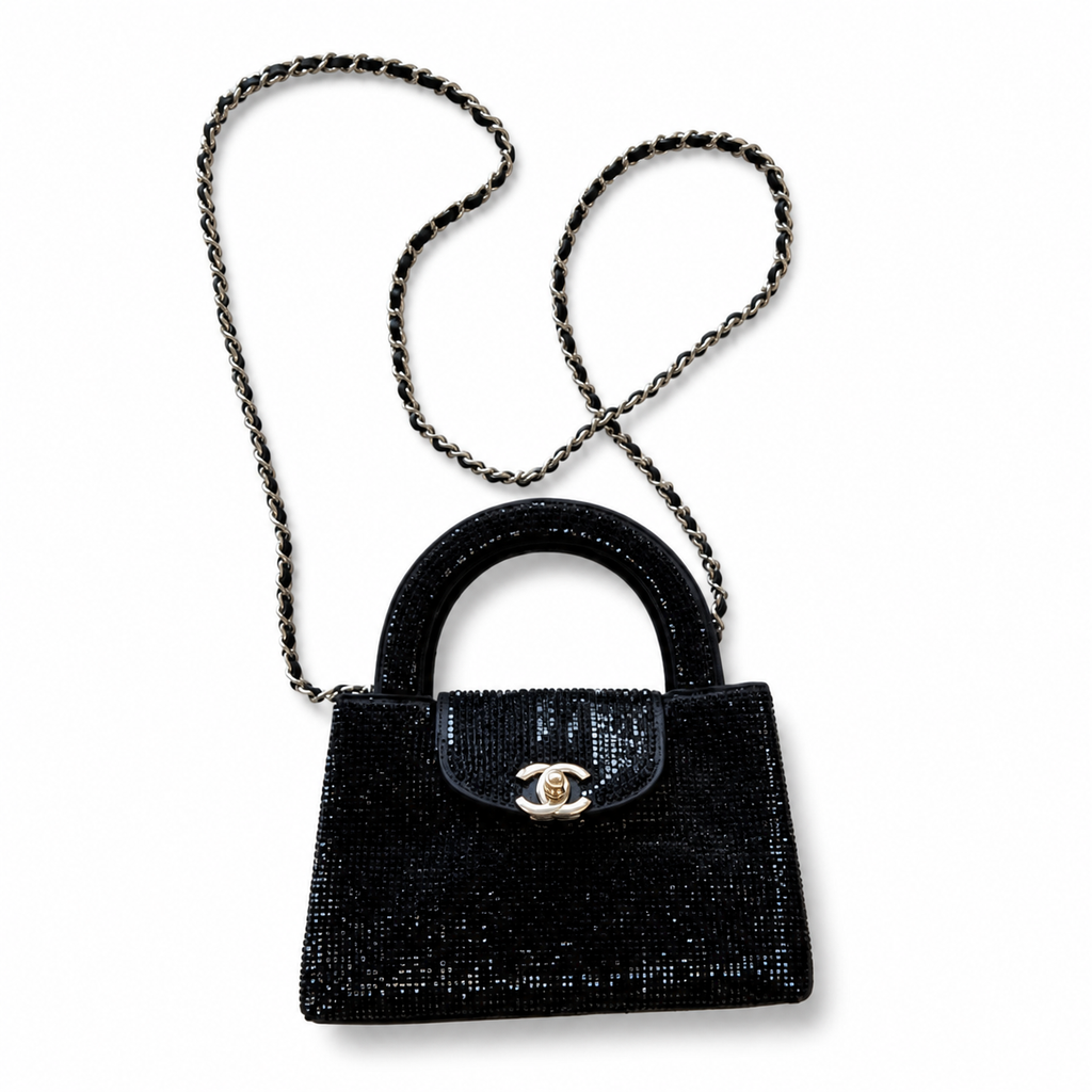 Chanel Square Mini Flap Bag – 13×19×7cm | Quilted Leather Crossbody
