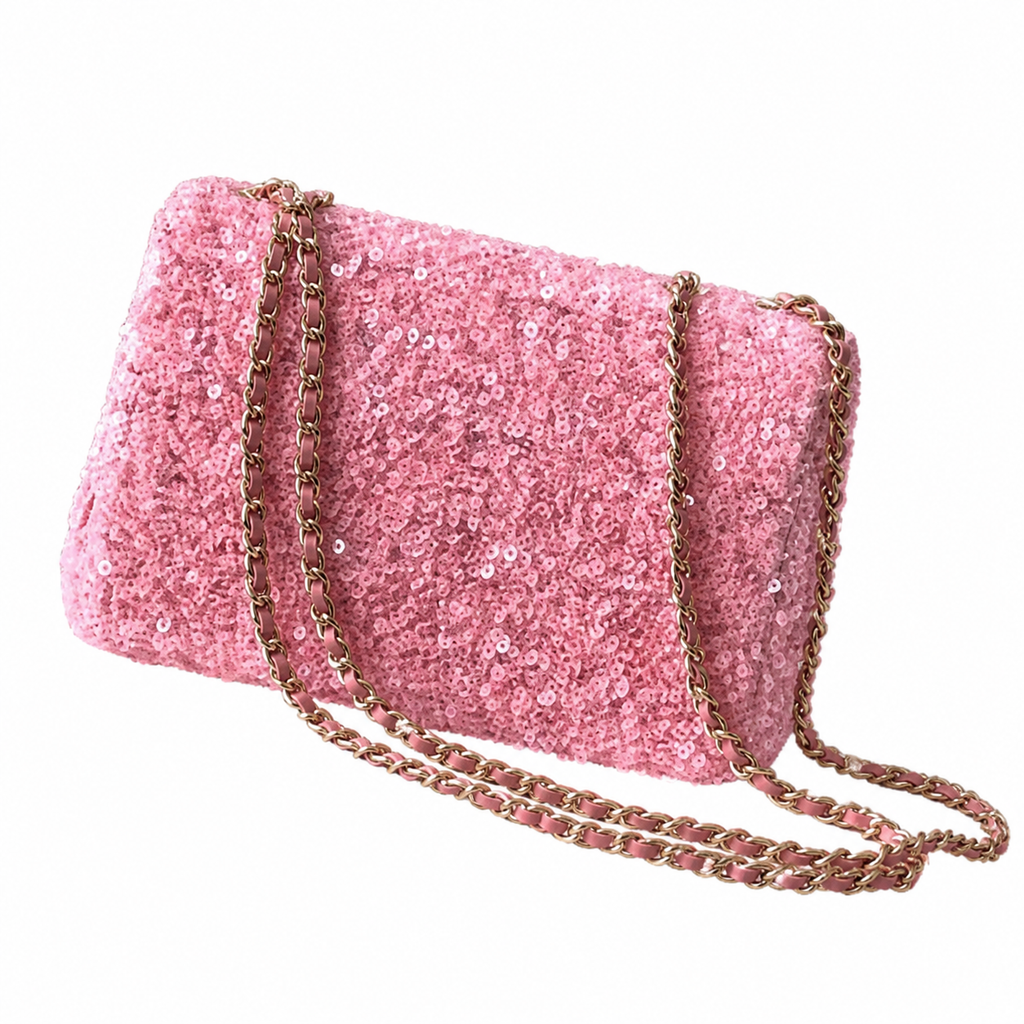 Chanel Pearl Crush Round Crossbody Bag 20cm