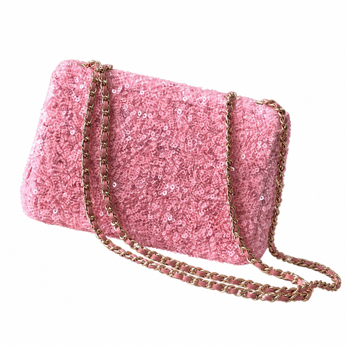 Chanel Pearl Crush Round Crossbody Bag 20cm