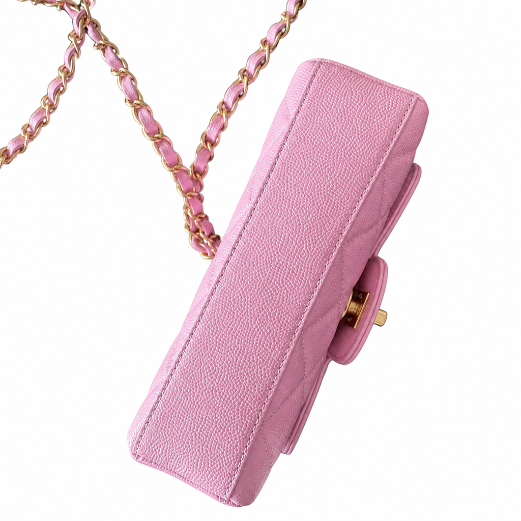 Chanel Mini Top Handle Flap Bag | 19×12.5×7cm