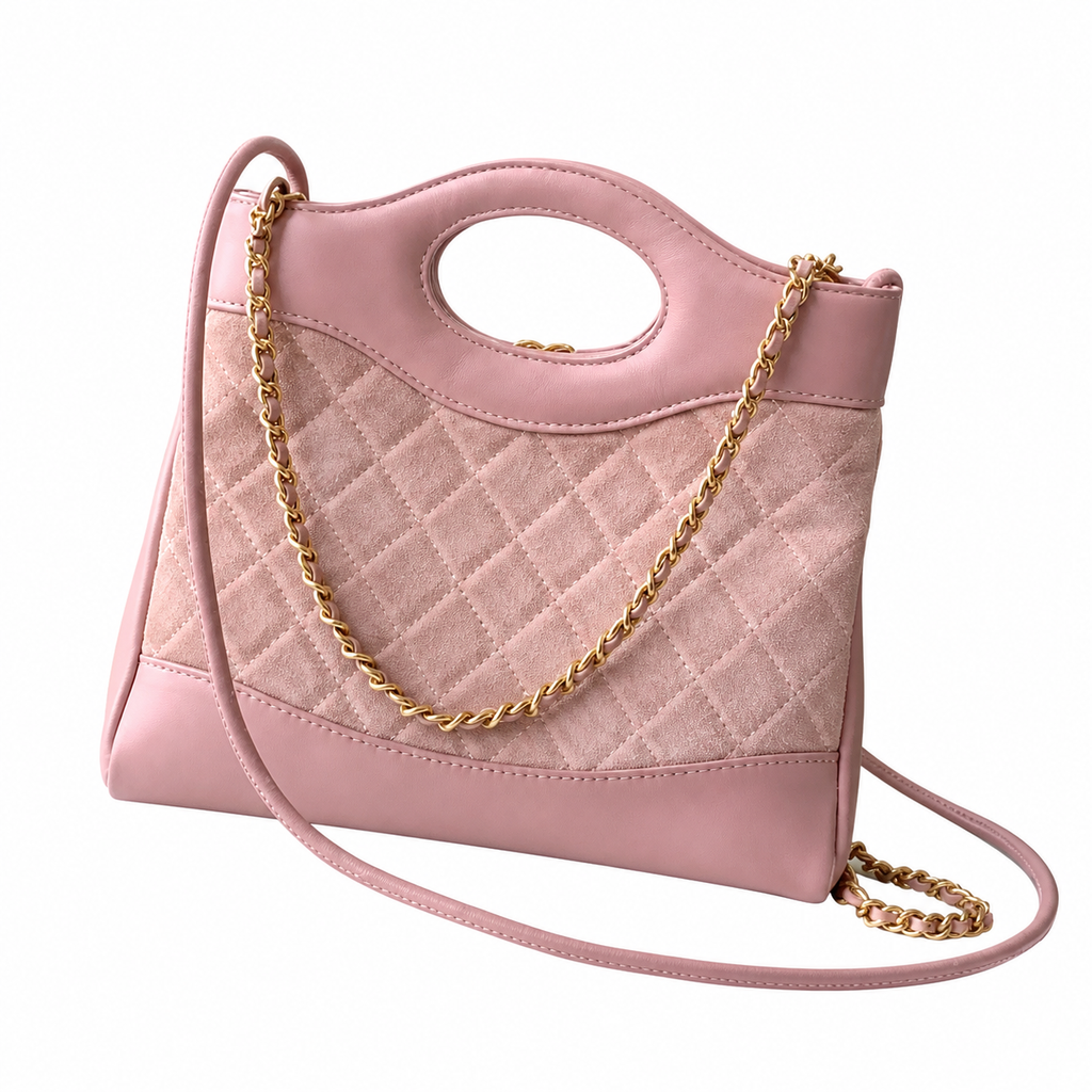 Chanel Large Quilted Crossbody Bag 22×23×5.5cm | Work Tote Alternative Leather Shoulder Bag