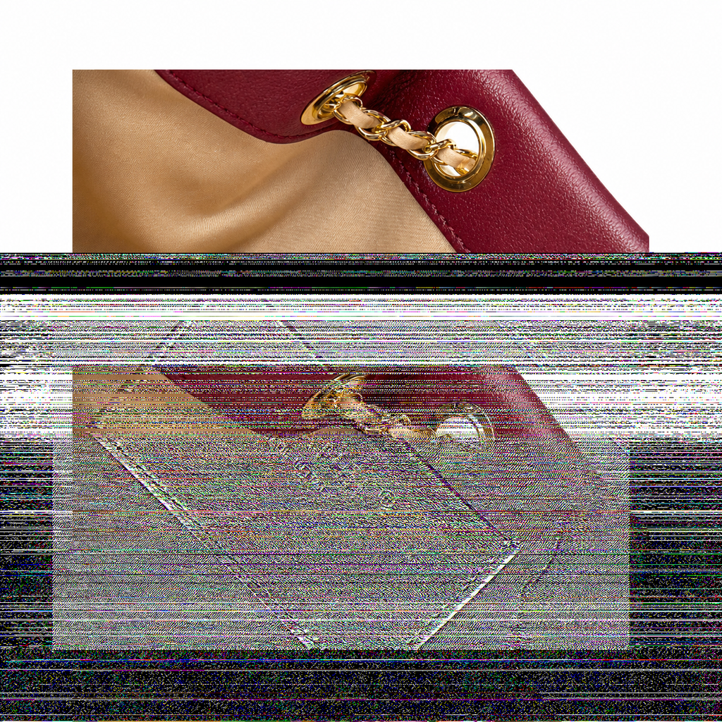 Chanel Beige Polka Dot Faux Fur Mini Backpack Gold CC Pearl Chain