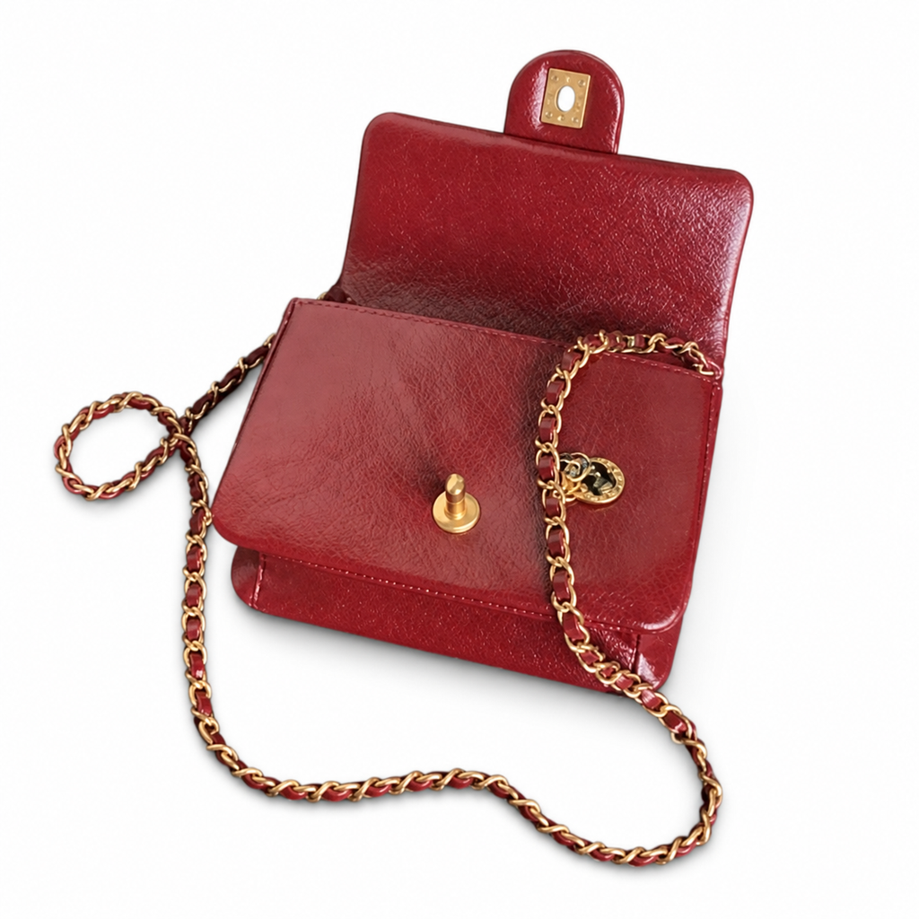 Chanel Tweed Mini Rectangular Flap Crossbody Bag 13×17.5×6cm