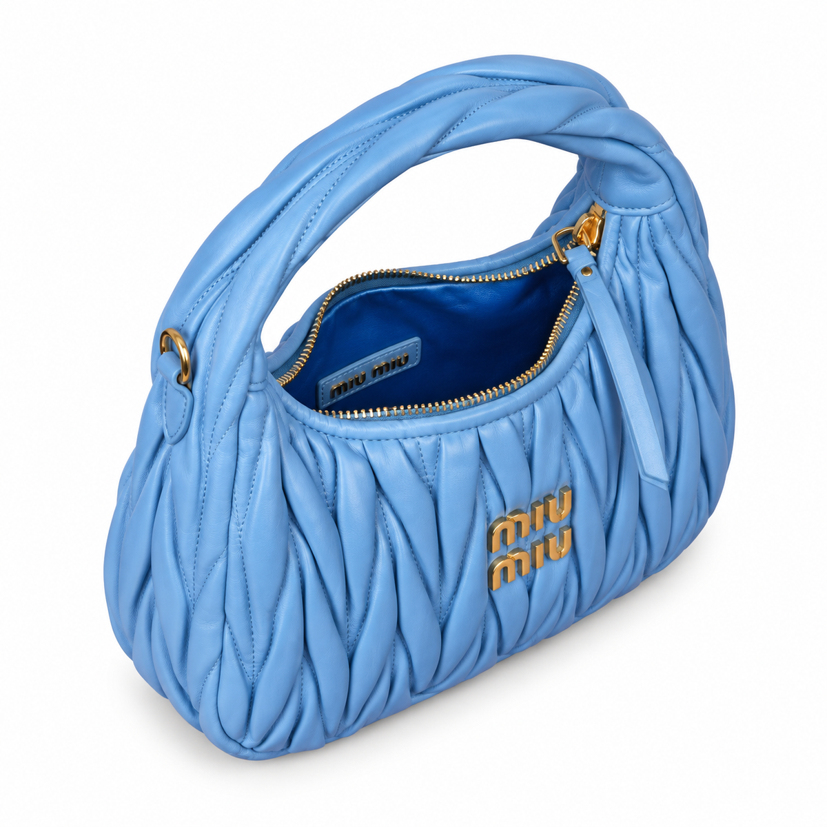 Miu Miu Leather Shoulder Bag 20cm