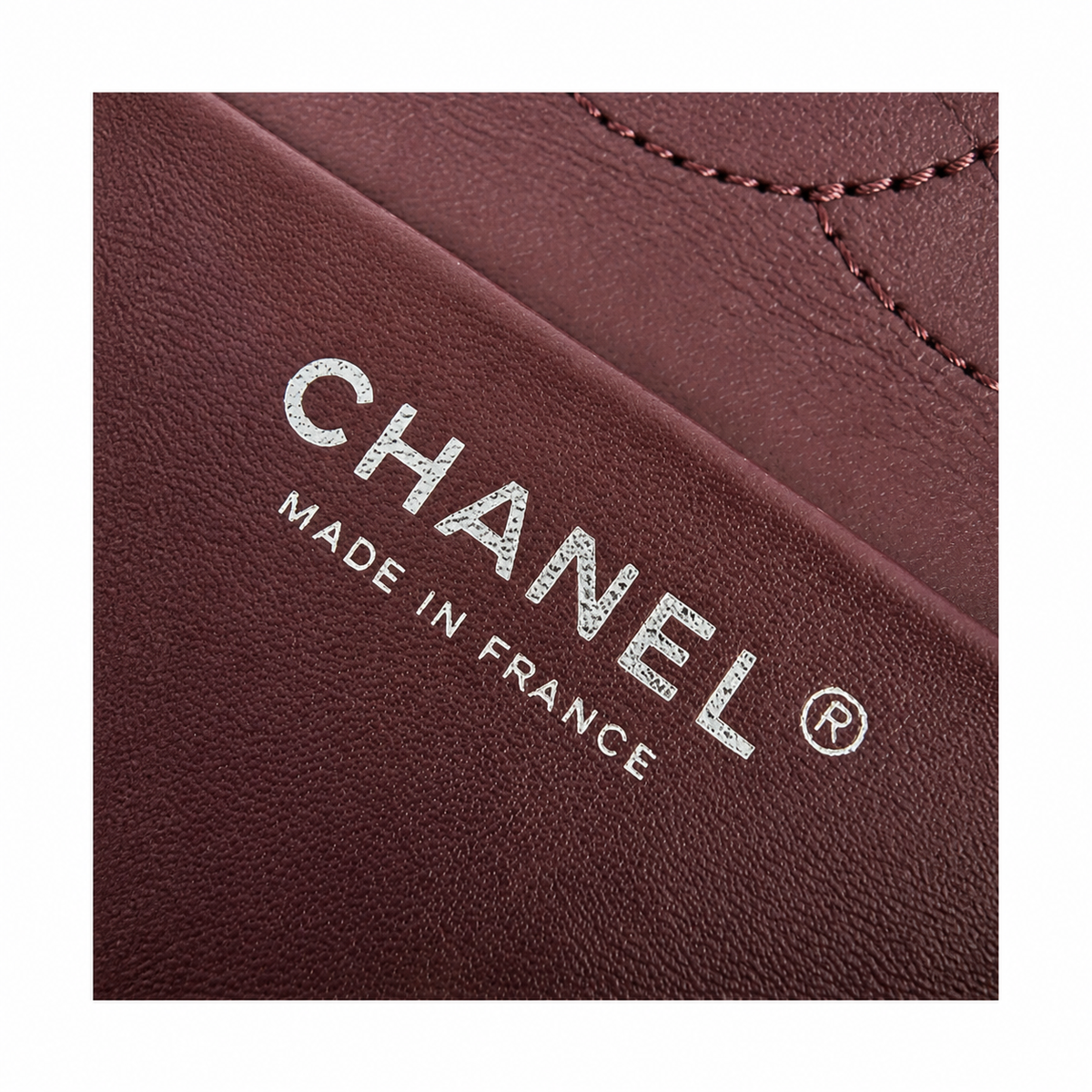 Chanel Light Blue Caviar Leather Mini Flap Bag Silver CC Burgundy Interior