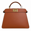 Fendi Origami Mini Bag – Cognac Calfskin Geometric Crossbody
