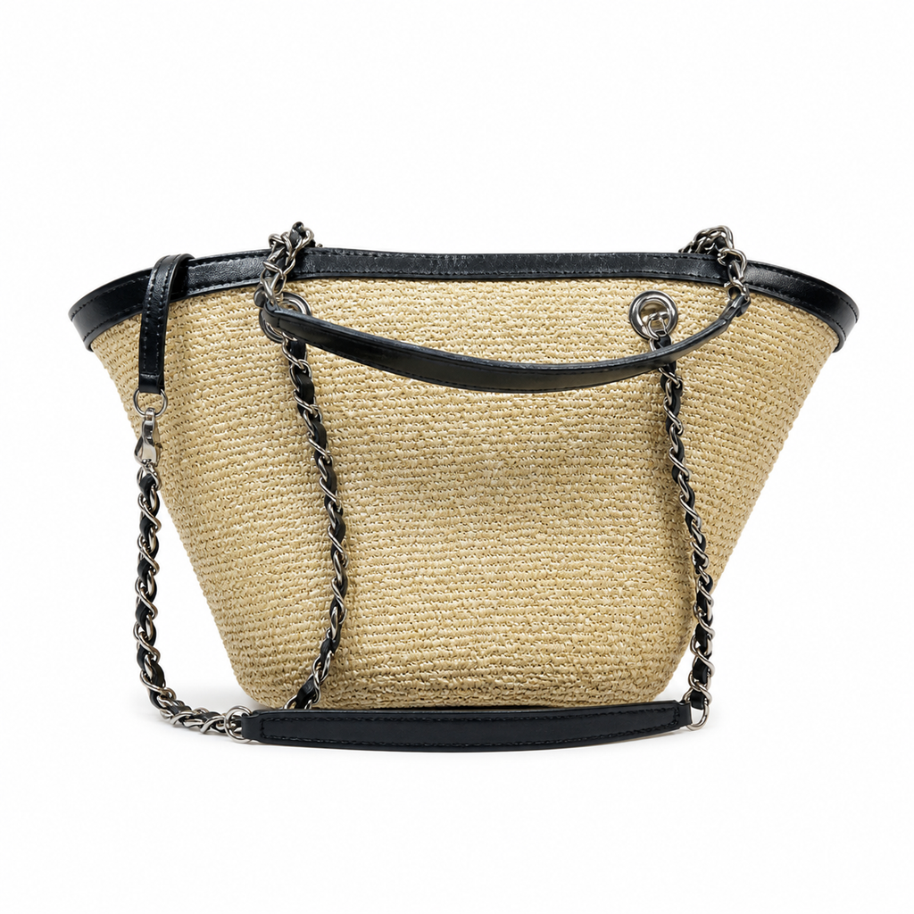 Chanel Deauville Style Tote Bag 18×41×13cm