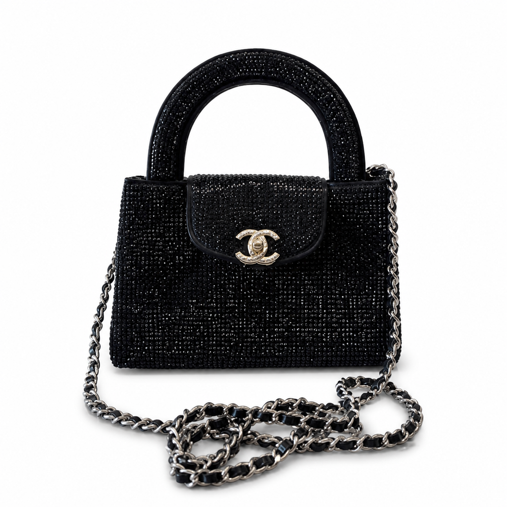 Chanel Square Mini Flap Bag – 13×19×7cm | Quilted Leather Crossbody
