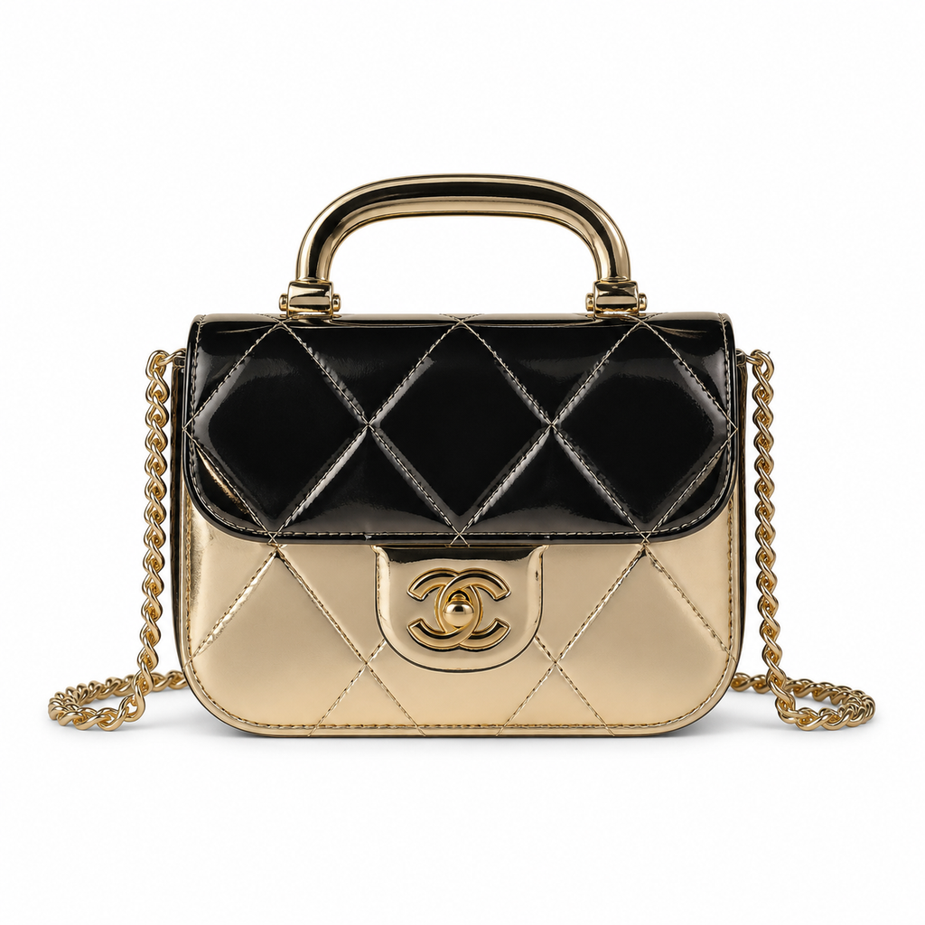 Chanel Slim Double-Chain Bag | 18×4.5×13cm