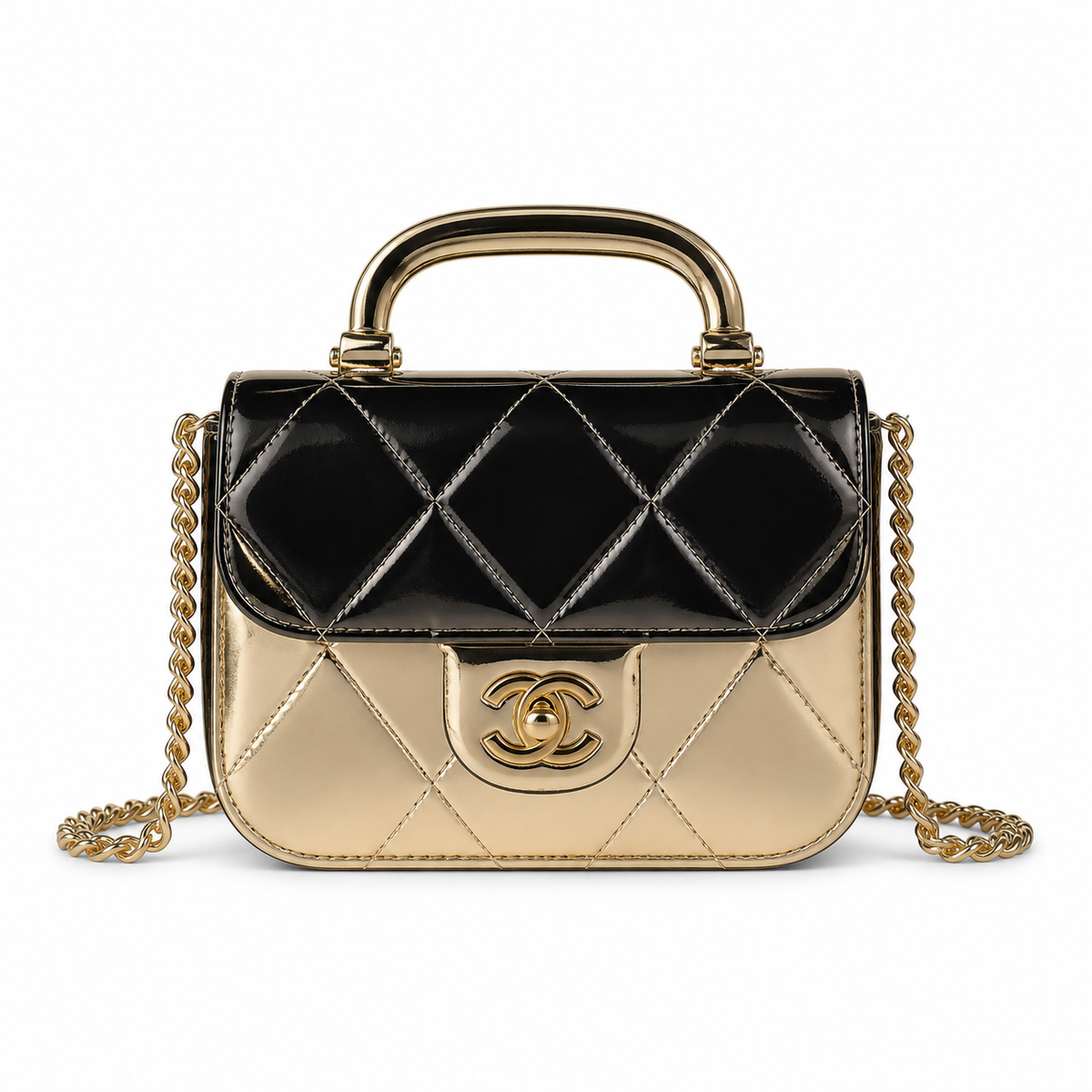 Chanel Slim Double-Chain Bag | 18×4.5×13cm