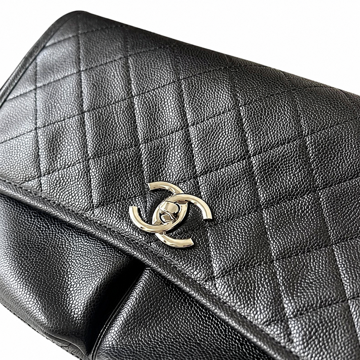 Chanel Medium Logo Flap Crossbody Bag 34×25×10cm