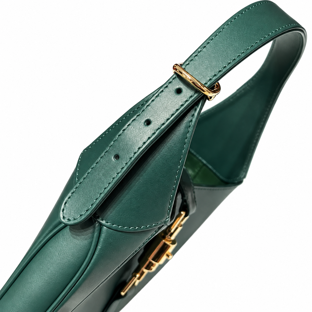 Gucci Jackie 1961 Small Hobo in Forest Green Polished Leather