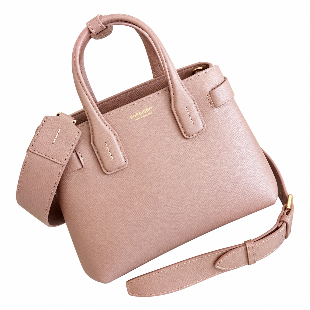 Burberry Heritage Check Equestrian Tote Bag