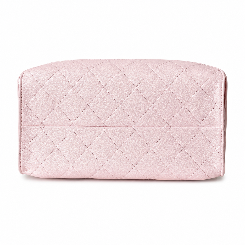 Chanel Classic Flap Medium Bag Pink Aged Calfskin Gold CC Hardware 30cm