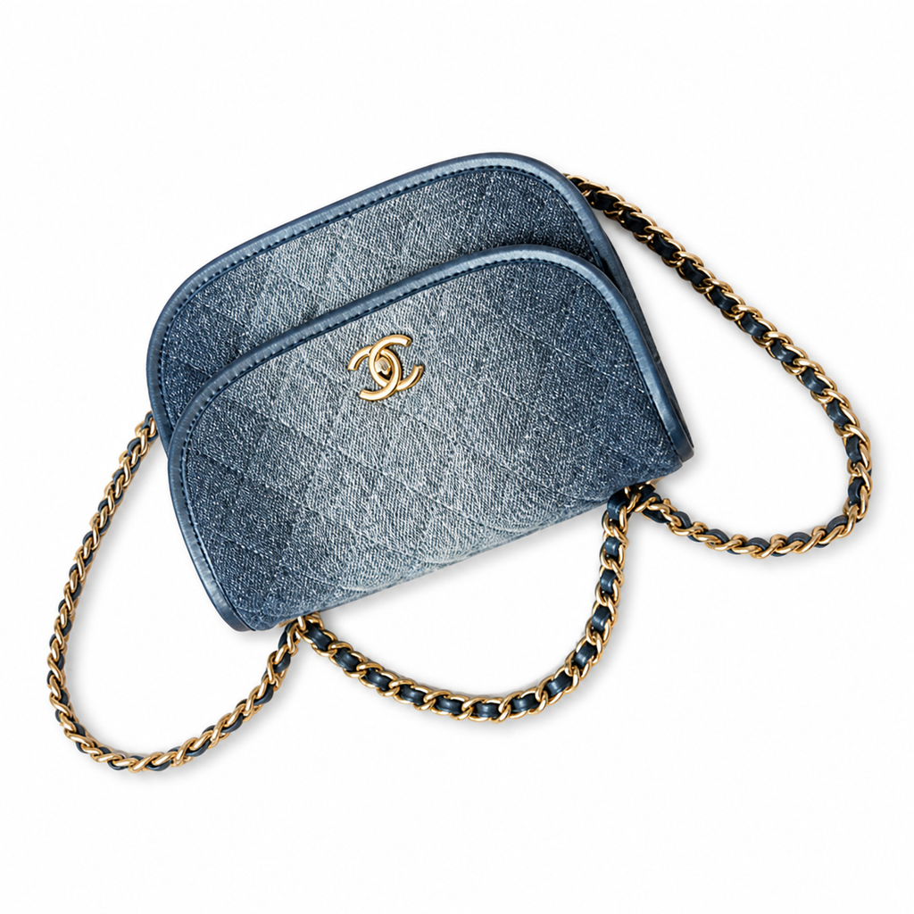 Chanel Classic Flap Bag – Beige Quilted Lambskin, Gold Hardware (Medium)