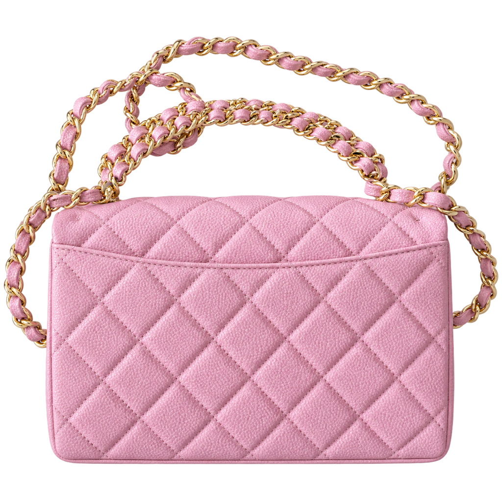 Chanel Quilted Mini Top Handle Bag 22×14.5×7cm