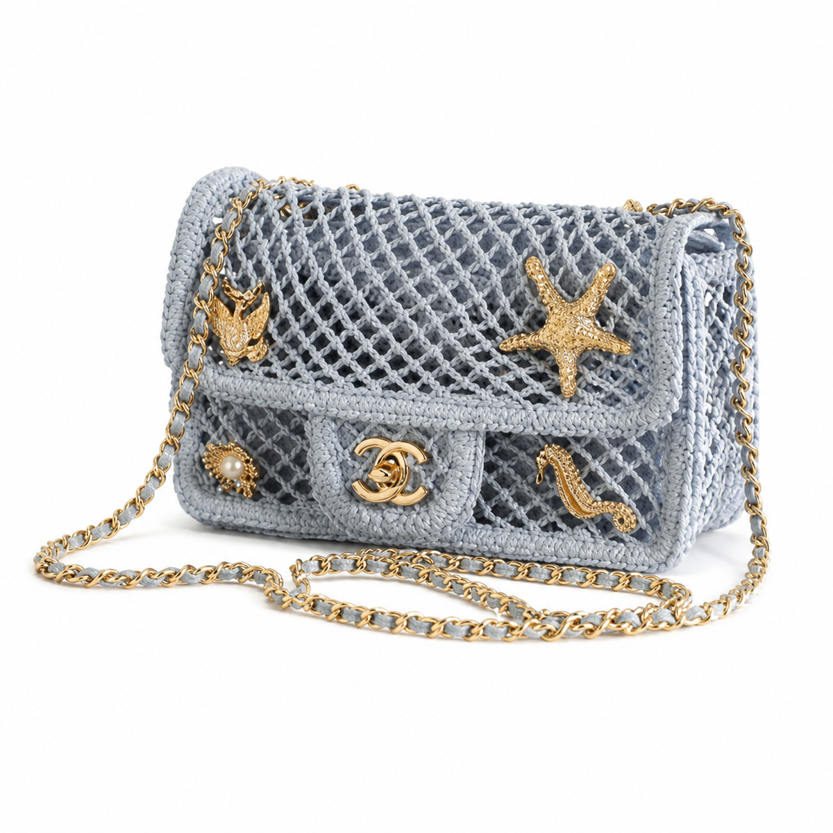 Chanel Mini Flap Crossbody Bag 14×21×6cm | Quilted Leather Top Handle Shoulder Bag