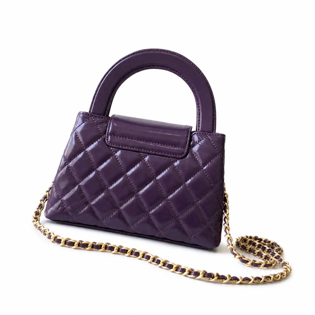 Chanel Quilted Crossbody Bag 13×19×7cm | Classic Chain Strap Luxury Evening Bag
