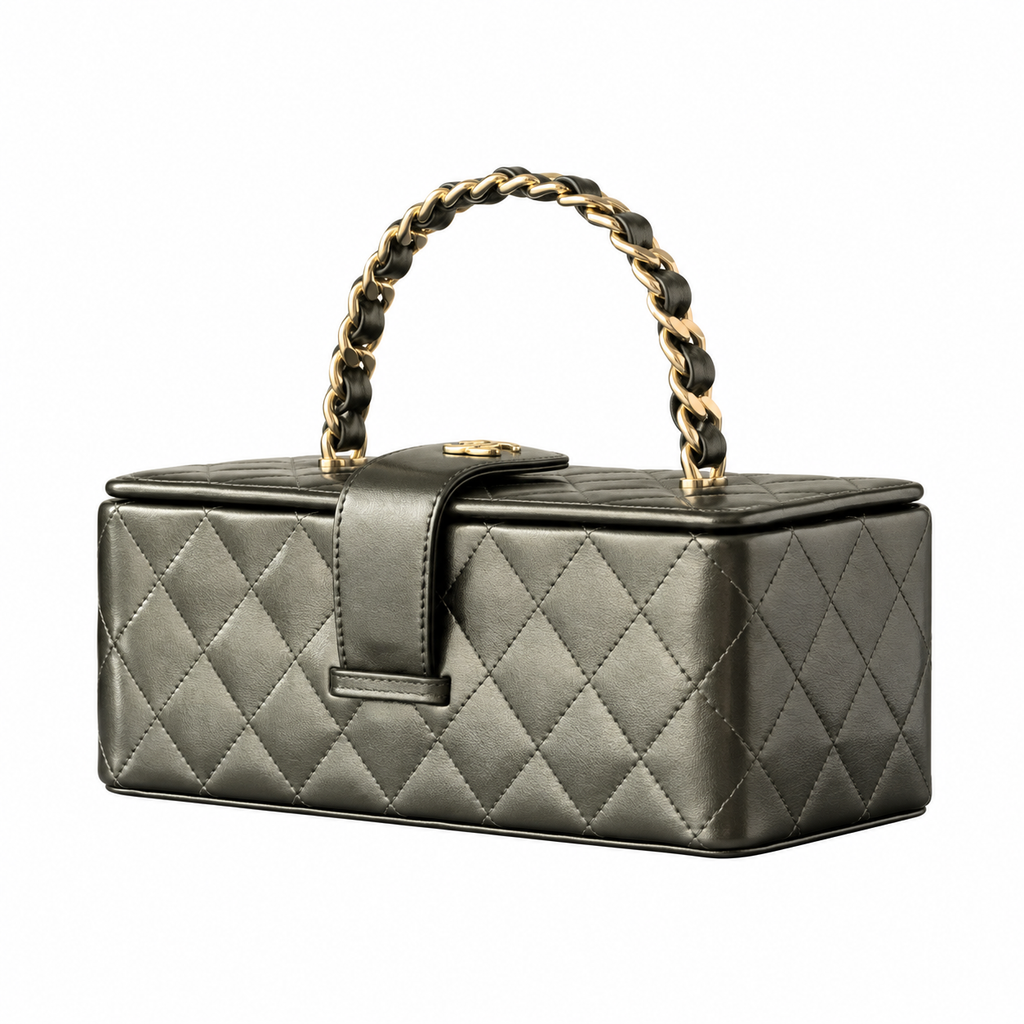 Chanel Classic Evening Bag – 20×8.5×6cm | Quilted Leather Handbag