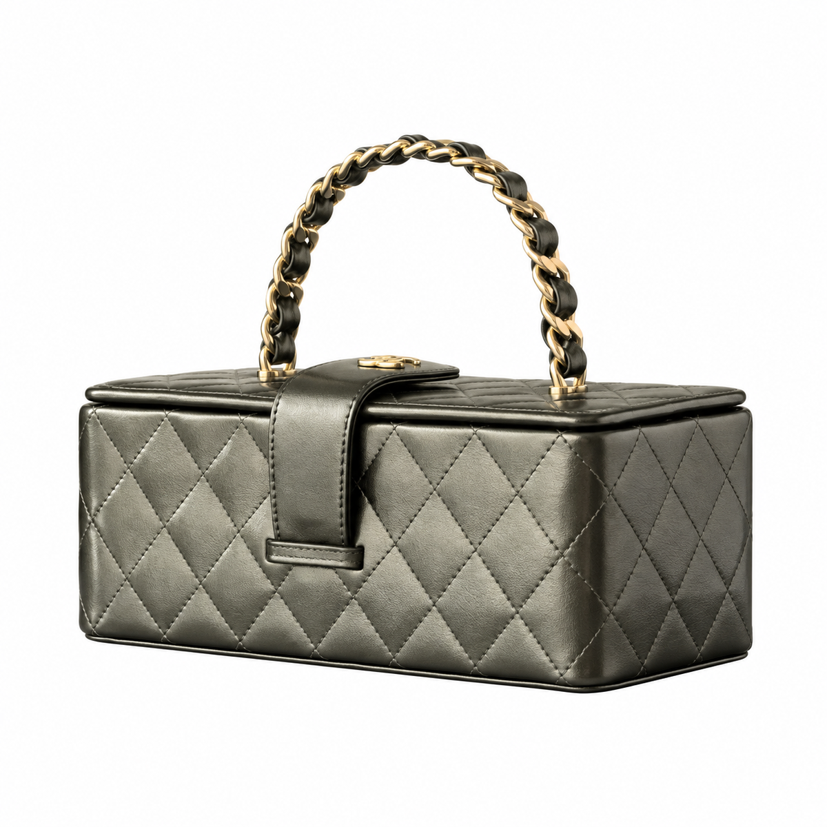Chanel Classic Evening Bag – 20×8.5×6cm | Quilted Leather Handbag
