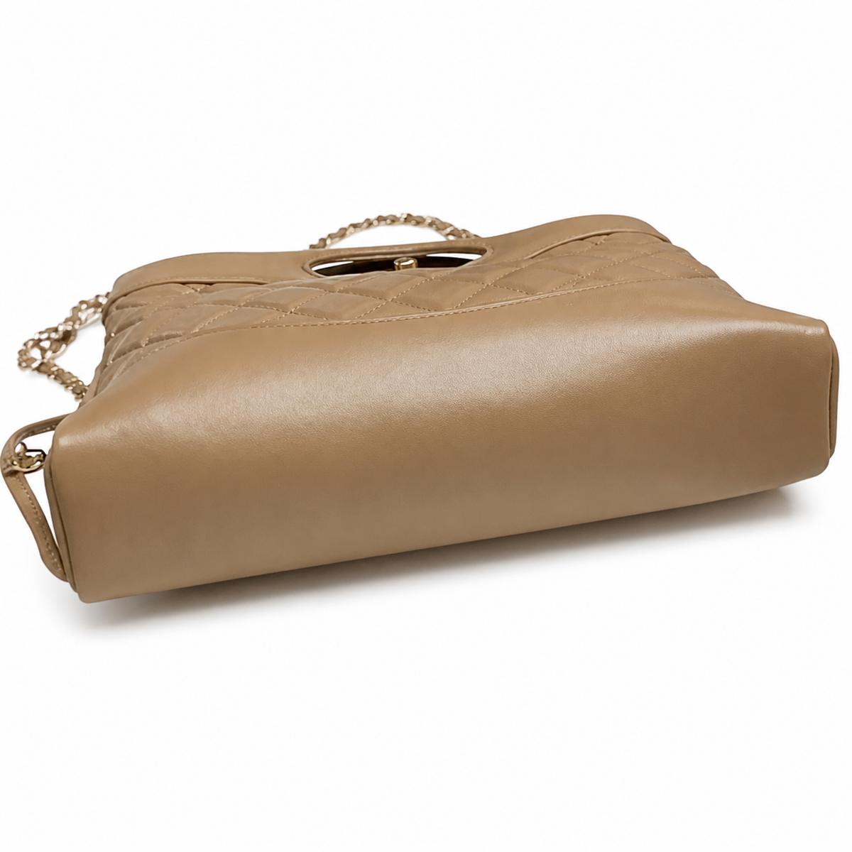 Chanel Quilted Crossbody Bag 22×23×5.5cm | Classic Structured Leather Chain Shoulder Bag