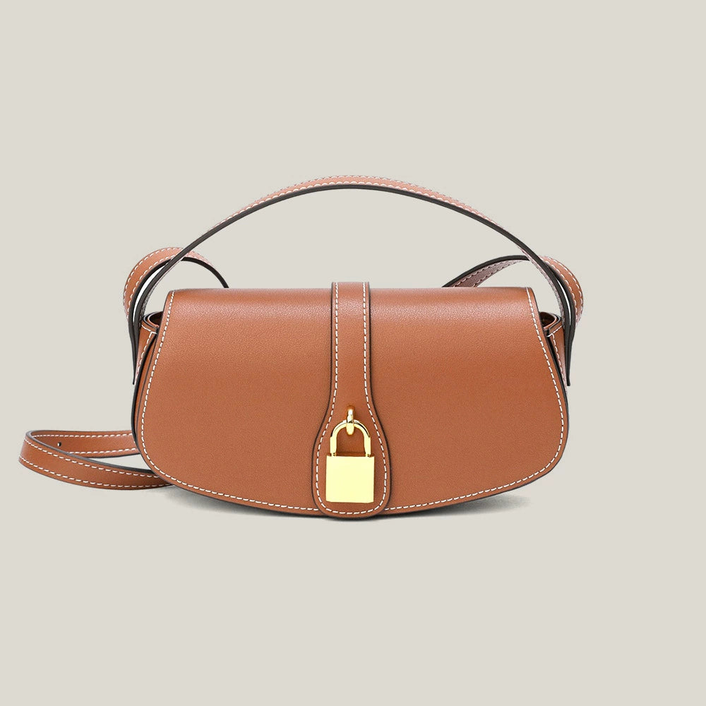 Women's Crossbody Bag | Elegant Minimalist Leather Shoulder Bag 30.5×4×12.5cm