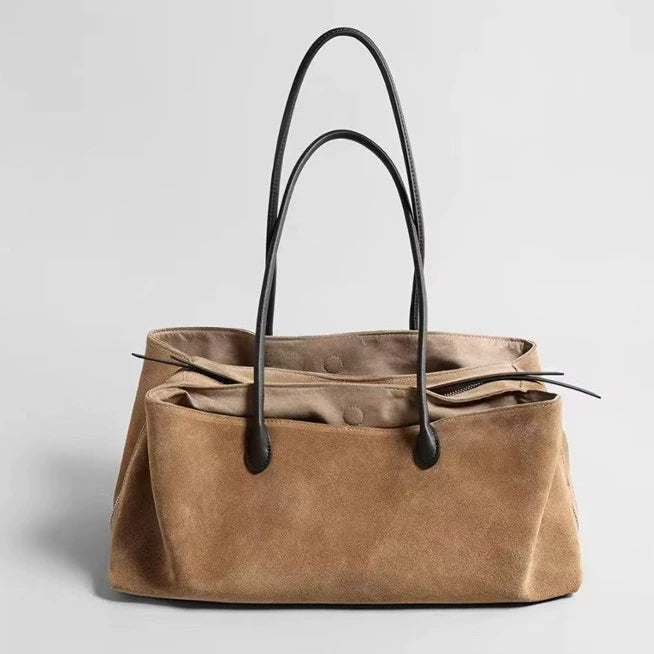 Women's Tote Bag | Elegant Minimalist Leather Handbag 30.5×4×12.5cm