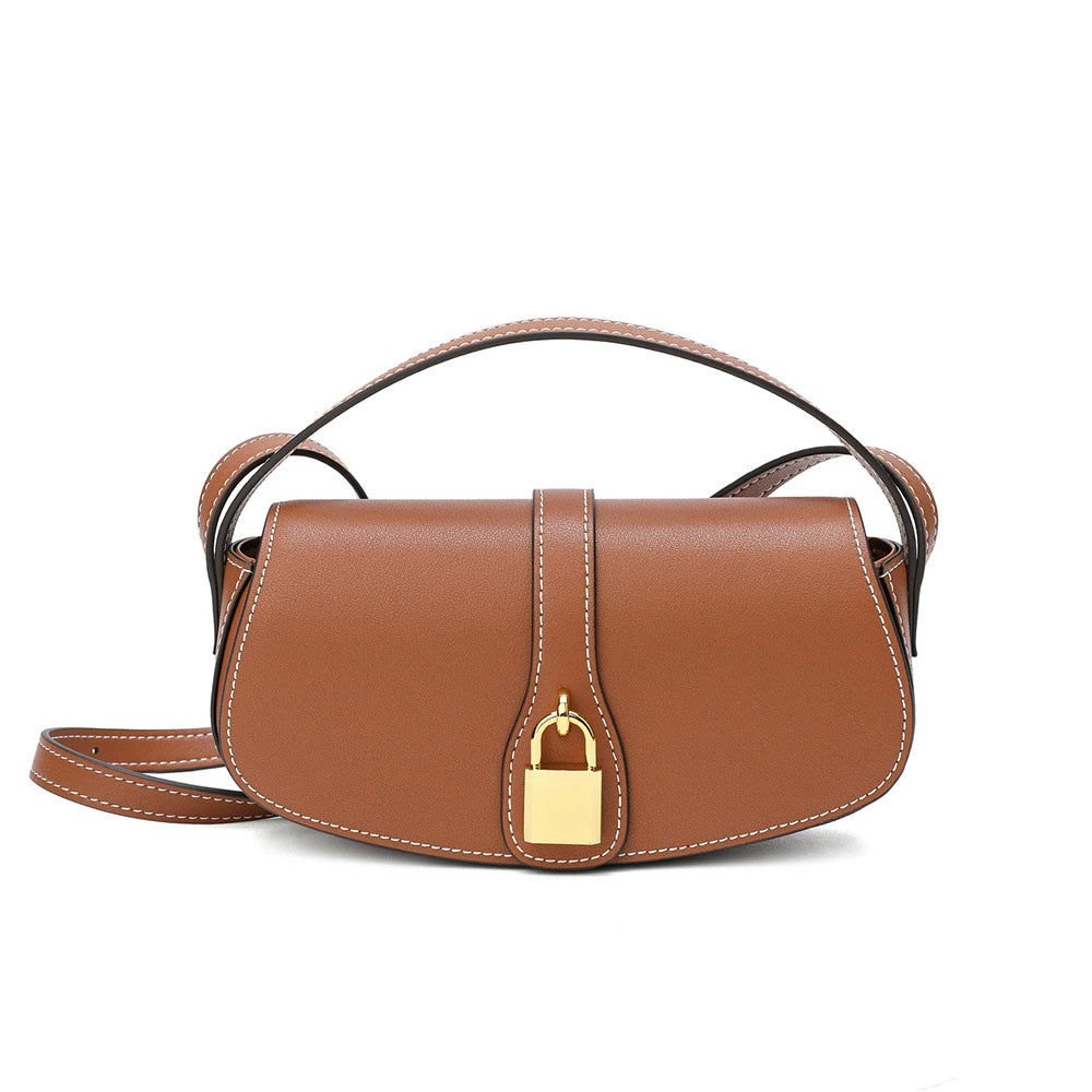 Women's Crossbody Bag | Elegant Minimalist Leather Shoulder Bag 30.5×4×12.5cm
