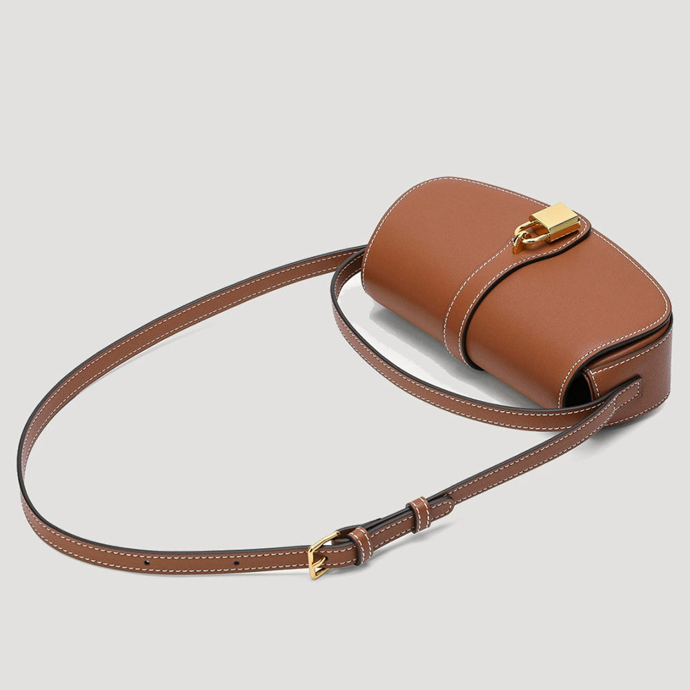 Women's Crossbody Bag | Elegant Minimalist Leather Shoulder Bag 30.5×4×12.5cm