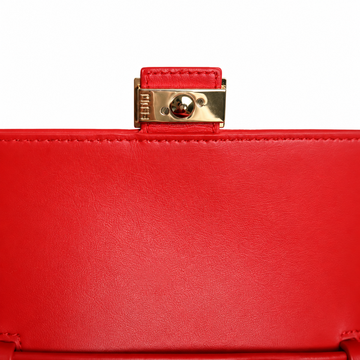 Fendi FF Small Shoulder Bag – Jacquard Canvas & Leather Trim, Flap Closure, 21cm